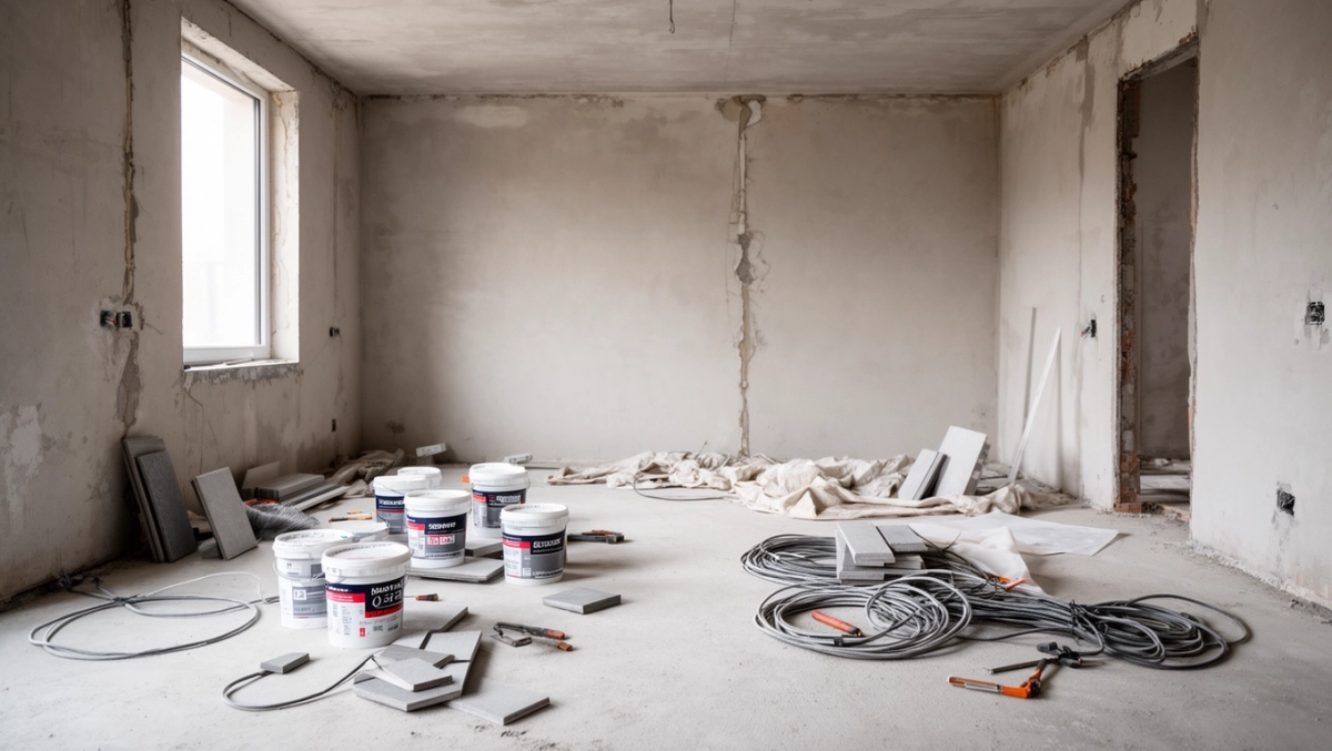 cena wykończenia mieszkania za m2 2025 robocizna