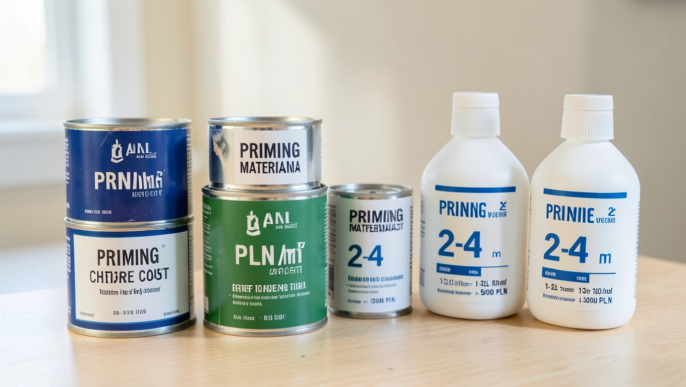 Koszt materiałów do gruntowania ścian