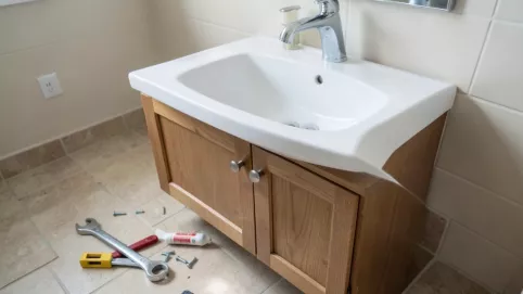 Ile kosztuje montaż umywalki z szafką